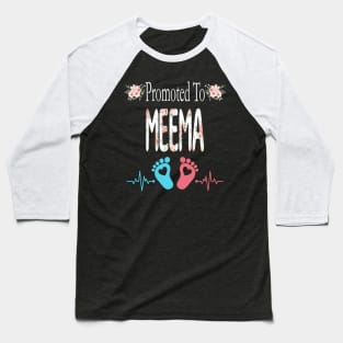 Promoted to MEEMA - Mother's Day - Christmas First Time Family Baseball T-Shirt